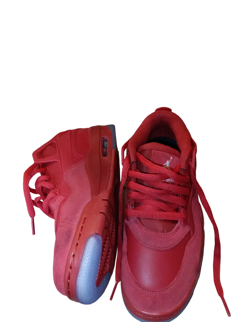 Red Air Jordan Low Top Sneakers
